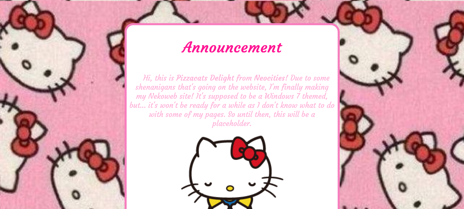 Announcement